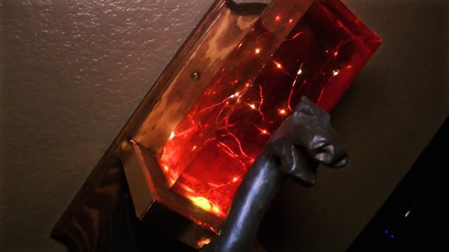 Minecraft-Style Epoxy Resin Touch-Controlled Torch Lamp with Embedded Lights #adafruit смотреть онлайн