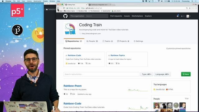 Coding Train Live 117.1 - Unit Testing and CI with CircleCI - Part 1 смотреть онлайн