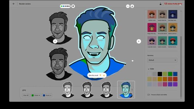 How to Instantly RECOLOR Vector Art with Adobe Firefly смотреть онлайн