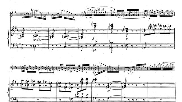 PAGANINI La Campanella: fighting with a pianist (concert version with score) - Bushkov (1993-94) смотреть онлайн