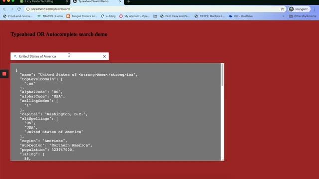 Typeahead or Autocomplete or Suggested Search Bar implementation in Angular 9 смотреть онлайн