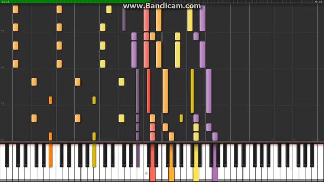 The Merry Go Round Broke Down Piano Tutorial Synthesia смотреть онлайн
