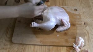 Как снять кожу целиком с Курицы для последующей фаршировки/Легко и Просто