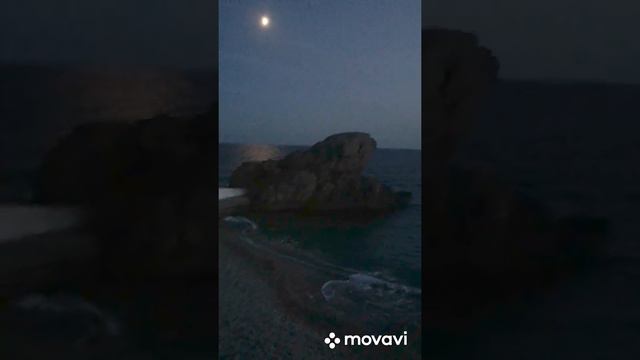 г. Алупка Вечерняя прогулка и ночное море в октябре… смотреть онлайн