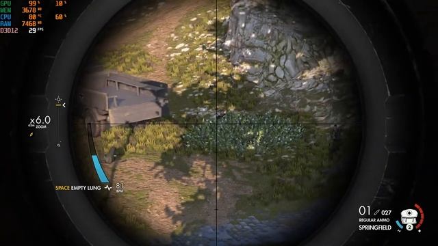 Sniper Elite 4 Intel UHD G4 i3-1115G4 смотреть онлайн