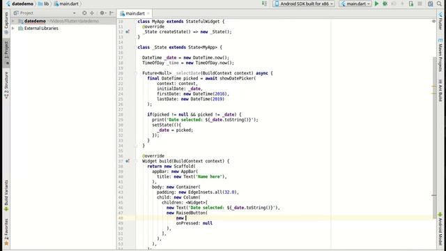 Flutter 39 - Date and Time pickers смотреть онлайн