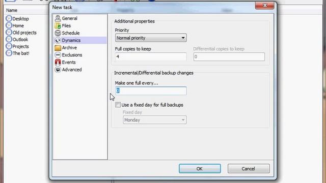 Cobian Backup 11 -Creating a task смотреть онлайн