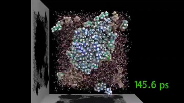 Oil and water separation by molecular dynamics simulation смотреть онлайн