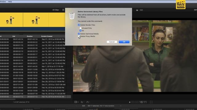 Лайфхак#6 Очистка Библиотеки. Final Cut Pro X смотреть онлайн