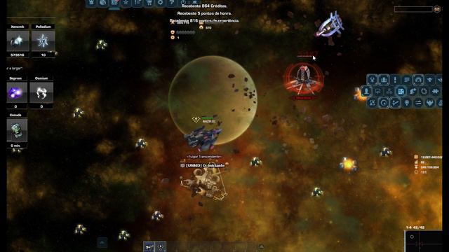 LASER ASMODEUS VS PROMETHEUS(DARKORBIT)