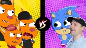 Три Гопа против Соника Реакция | Реакция