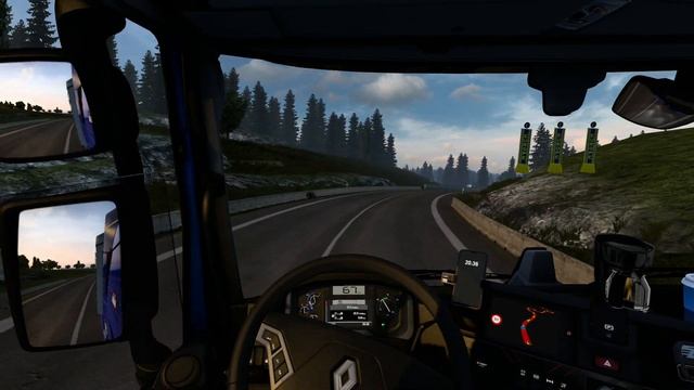 ETS2 1.40 - ProMods 2.52 - Renault T Range Evolution - Trip: Dijon - Bern