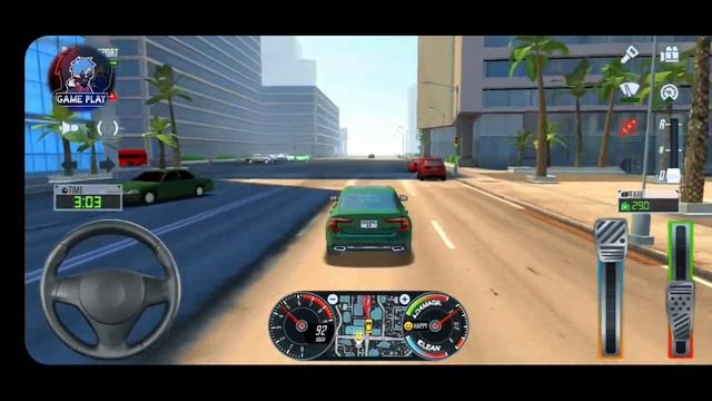 Taxi Sim 2020 Gameplay I Volvo Car Suddenly Skidding I Android & iOS I Gameplay смотреть онлайн