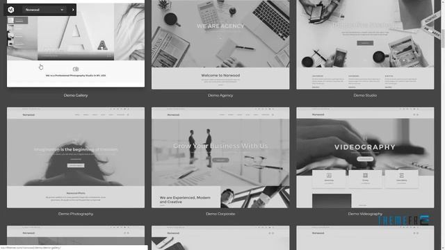 Norwood - Minimalist MultiPurpose Portfolio WordPress Theme Hi смотреть онлайн