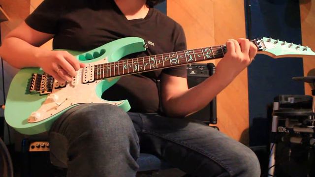 Ibanez JEM 70V DiMarzio Evolution Humbucker Passivo CLEAN смотреть онлайн