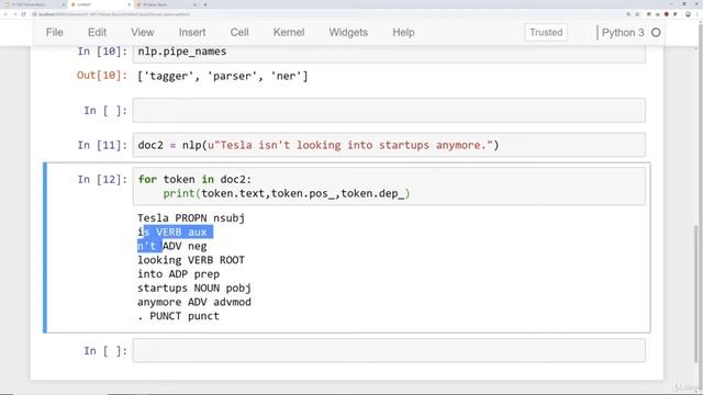 NLP - Spacy Basics 15 смотреть онлайн
