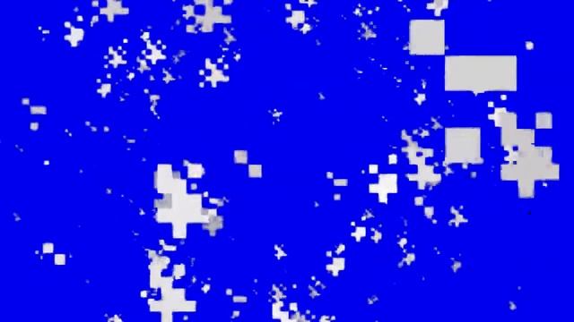Футаж Крипер из майнкрафта на синем фоне - хромакей смотреть онлайн