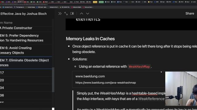 Effective Java Item 7: Eliminate Obsolete Object References смотреть онлайн