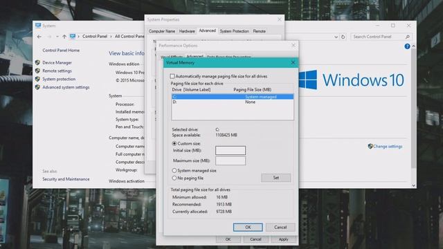 How to increase RAM virtual memory in Windows 10 - 2023 Working Tutorial смотреть онлайн
