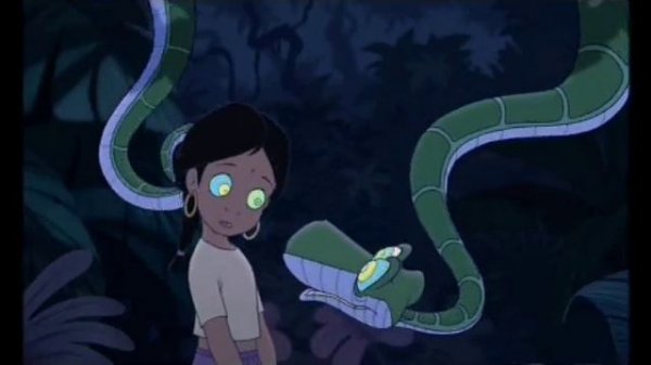 Shanti and Kaa's encounter