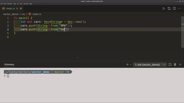 Rust Vectors | Rust Language смотреть онлайн