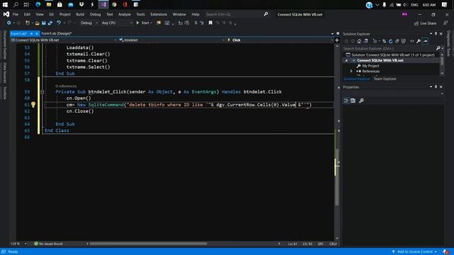 How to Delete Record From SQLite Using Vb.net (6) смотреть онлайн
