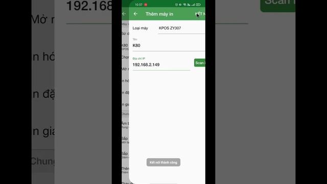 Hướng dẫn thiết lập máy in LAN Wifi trên App Kiotviet để in từ điện thoại Android смотреть онлайн