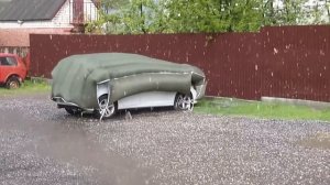 "АНТИГРАД CAR AIRCOVER" в действии.Видео от Pasha Dark.