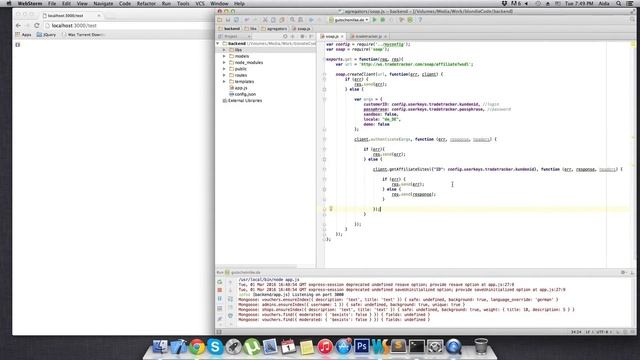 SOAP-запрос с авторизацией в Node.js смотреть онлайн