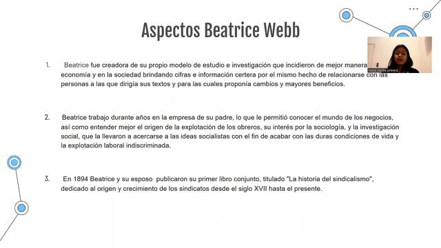Aspectos de la biografía de Beatrice Potter webb смотреть онлайн