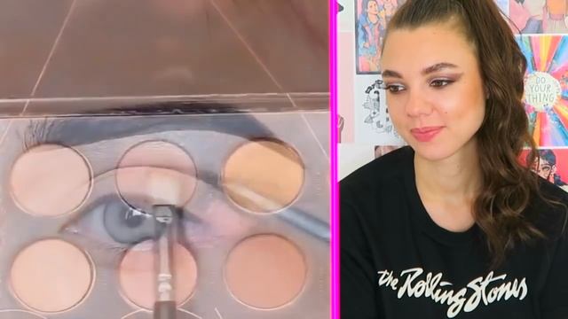 ШОКИРУЮЩИЕ ЛАЙФХАКИ ДЛЯ КРАСОТЫ ГЛАЗ! Реакция на КРАСИВЫЙ макияж глаз смотреть онлайн