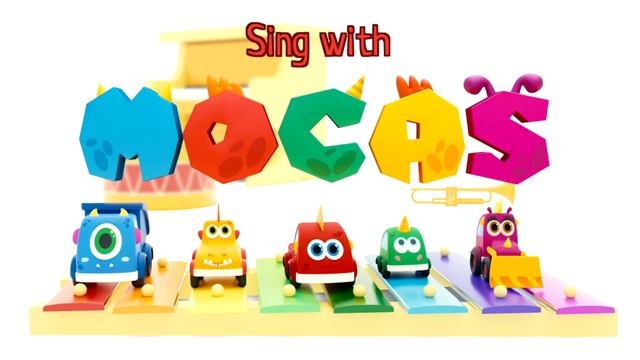 Sing with MOCAS! The Train song for kids & nursery rhymes. Cartoons for kids. смотреть онлайн