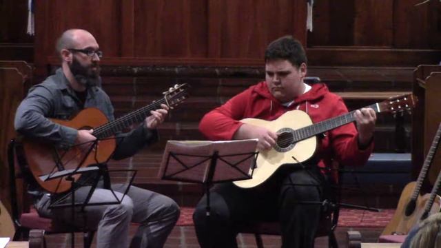 Dillon Davie plays Satie's Gnossienne No. 3 with student Johnny Buitendag смотреть онлайн