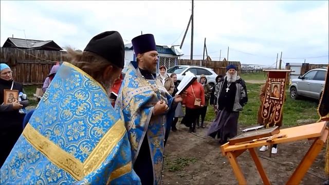 Молебен 3 июня 2016 г. в восстанавливаемом храме д.Лыловщина смотреть онлайн