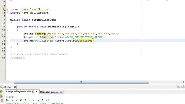 Java Programming Tutorial String Class 14 public static fi смотреть онлайн