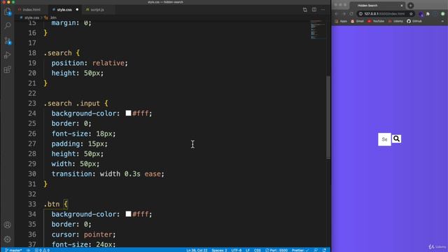 015 Hidden Search Widget