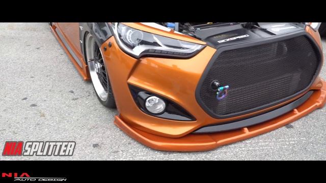 Hyundai Veloster Turbo Splitter Lip Body Kit At Tuner Evo Wynwood.