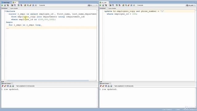 PL/SQL Tutorial: what is Cursor For Update Clause In PL/SQL | How to work Cursor For Update Clause смотреть онлайн