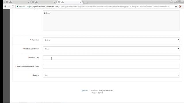 OpenCart eBay Integration Module - Video Tutorial смотреть онлайн