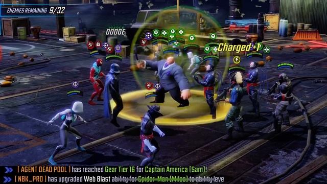 Marvel Strike Force DD5. Back from Vacation. Still pushing through city node 1 last wave смотреть онлайн