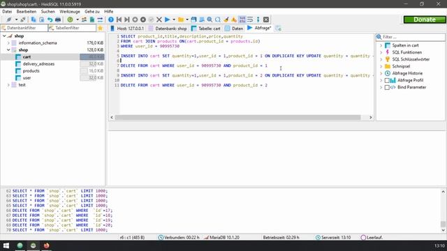 Merkwürdige Bugs die verschwinden sobald man diese analysiert - PHP Online Shop tutorial | Part 14 смотреть онлайн