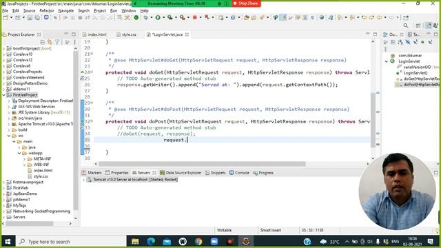 Login and validation using Servlet || Advance Java Tutorials смотреть онлайн