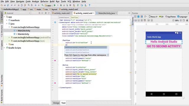 Make Your Hello World Android App by Android Studio || MSRS Production смотреть онлайн