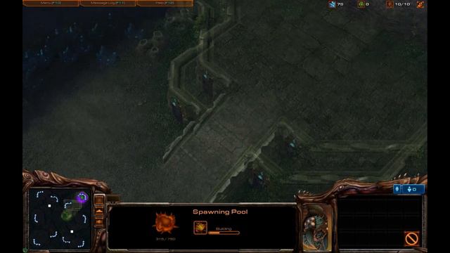 StarCraft 2 - Zerg 10 Pool Rush ZvP w/ commentary смотреть онлайн