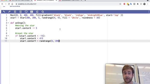 randrange Scrolling Background - CMU CS Academy 8.2.2 смотреть онлайн