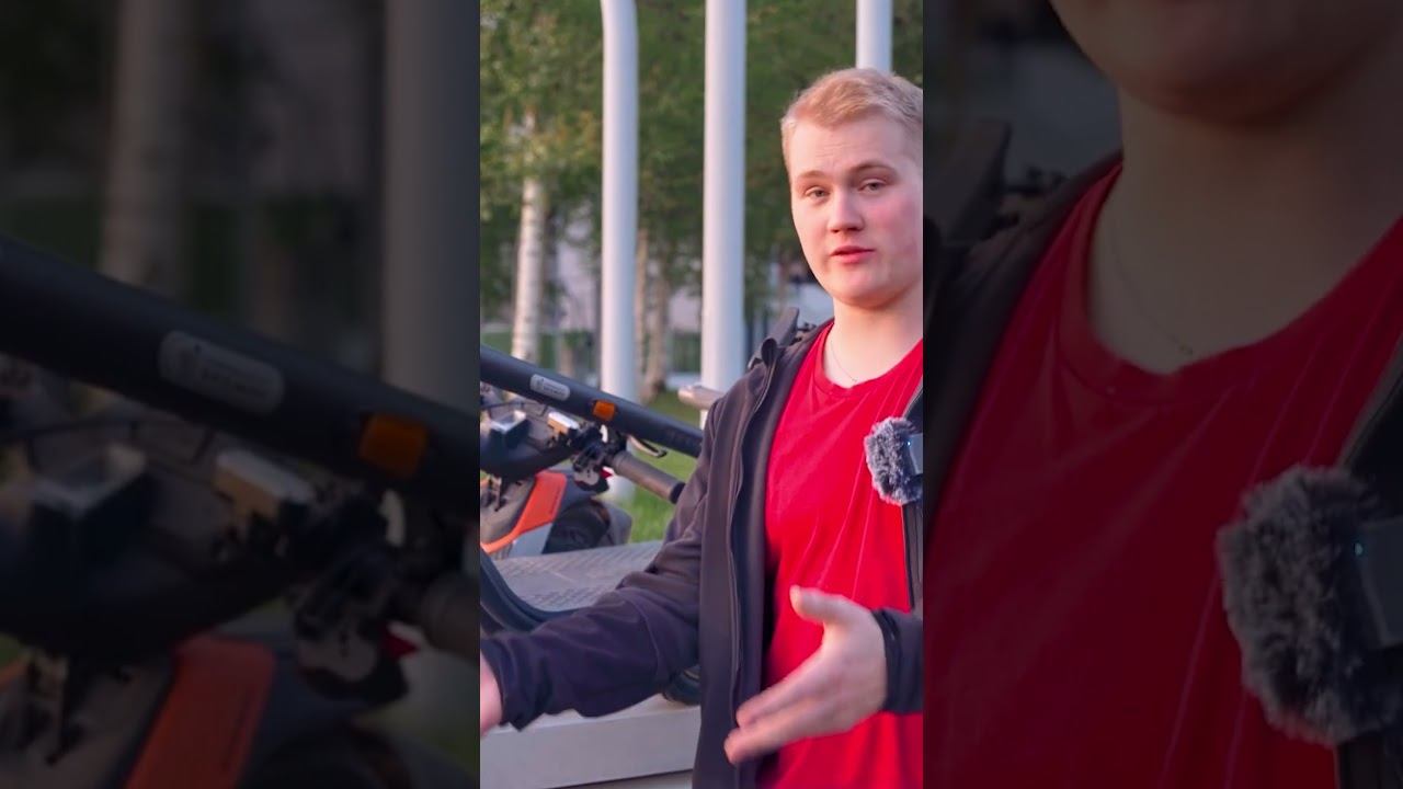 Грузовик среди электросамокатов смотреть онлайн