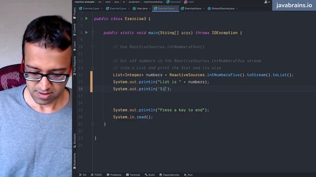 14 Blocking to get a list (Reactive programming with Java - full course) смотреть онлайн