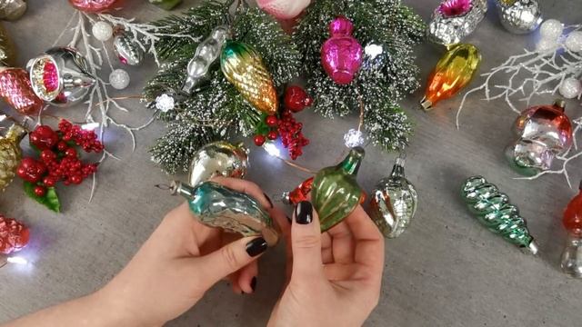 Елочные игрушки СССР. Советские елочные игрушки ЧАСТЬ 2 смотреть онлайн
