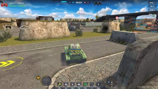 Tanki Online Isida XT Skin Vampire Nanobots Augment and Wasp Legacy Skin gameplay no commentary смотреть онлайн
