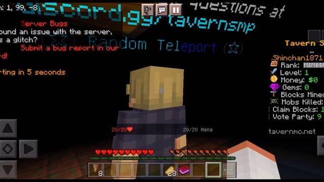 brand new public Survival smp java + pe 24/7 online smp ip port #minecraft #new смотреть онлайн